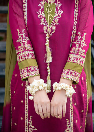 MEENA - Omal By Komal 3Pcs Embroidered Summer Lawn Collection 2025 OK-02