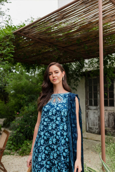 Design Your Dream Eid Outfit with Our Printed Luxury Unstitched Fabrics | NEL-23629