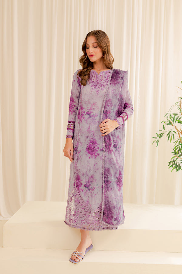 Farasha Lawn  | Printed Essentials| WINESOME GLORY