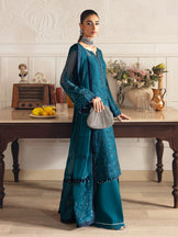 Marleen UNSTITCHED 3 PIECE Embroidered Sequins Chiffon SB-512