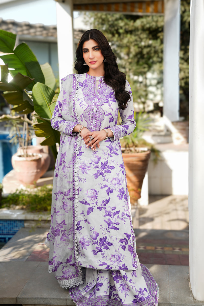 Digital Printed 3 Piece unstitched wedding Collection