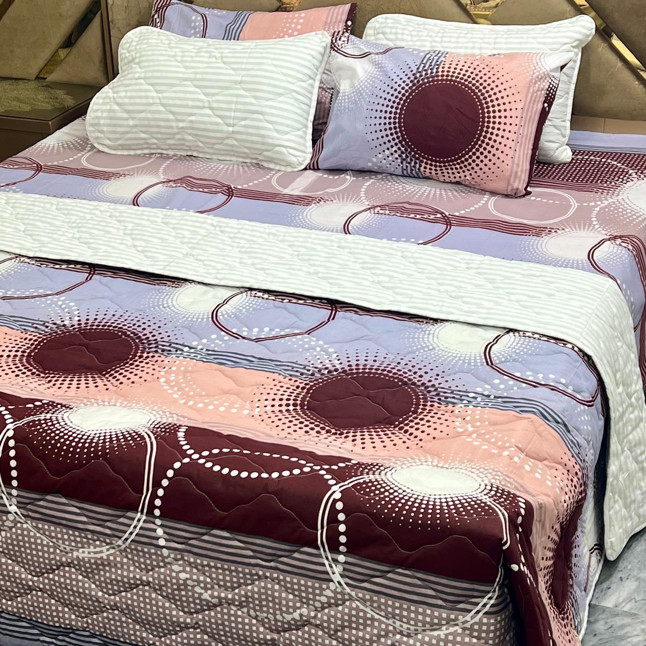 6 PCs Cotton Quilted Comforter Set CS.02
