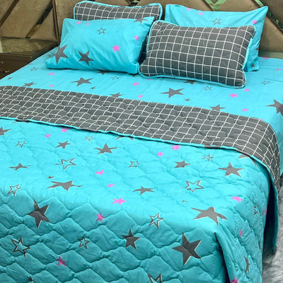6 PCs Cotton Quilted Comforter Set CS.01