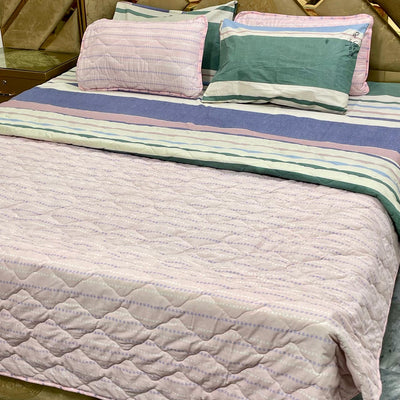 6 PCs Cotton Quilted Comforter Set CS.01