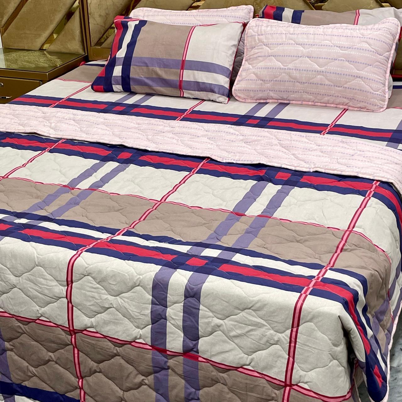 6 PCs Cotton Quilted Comforter Set CS.02