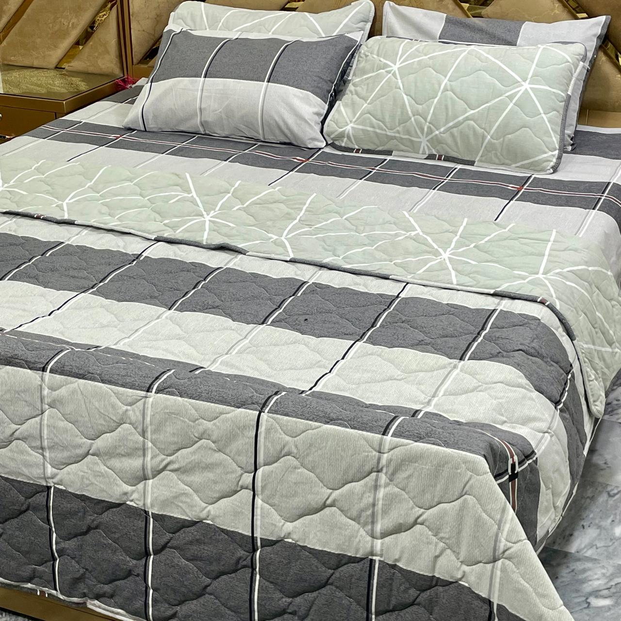 6 PCs Cotton Quilted Comforter Set CS.01