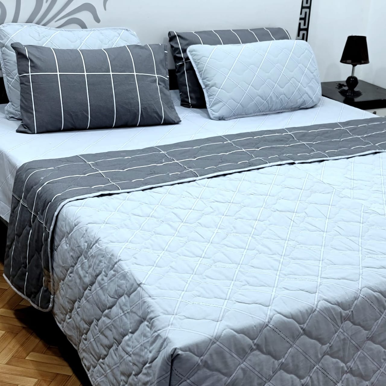 6 PCs Cotton Quilted Comforter Set CS.01