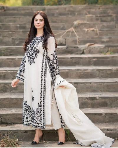 ZARA SHAHJHAN 3pc Summer Casual Collection  Code:1028