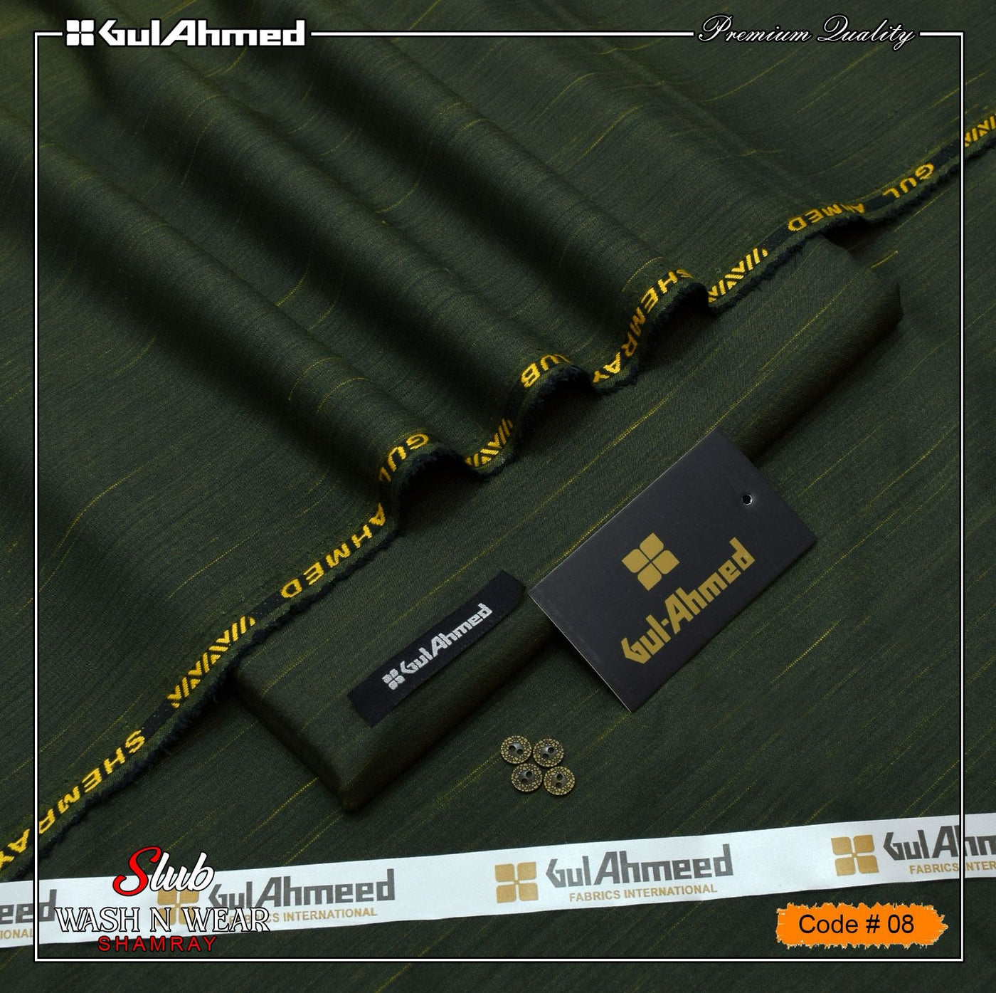 GENTS  Slub Wash & Wear TK-8