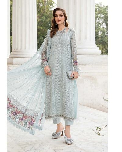 Unstitched Embroidered Chiffon Suit | MPC-24-103