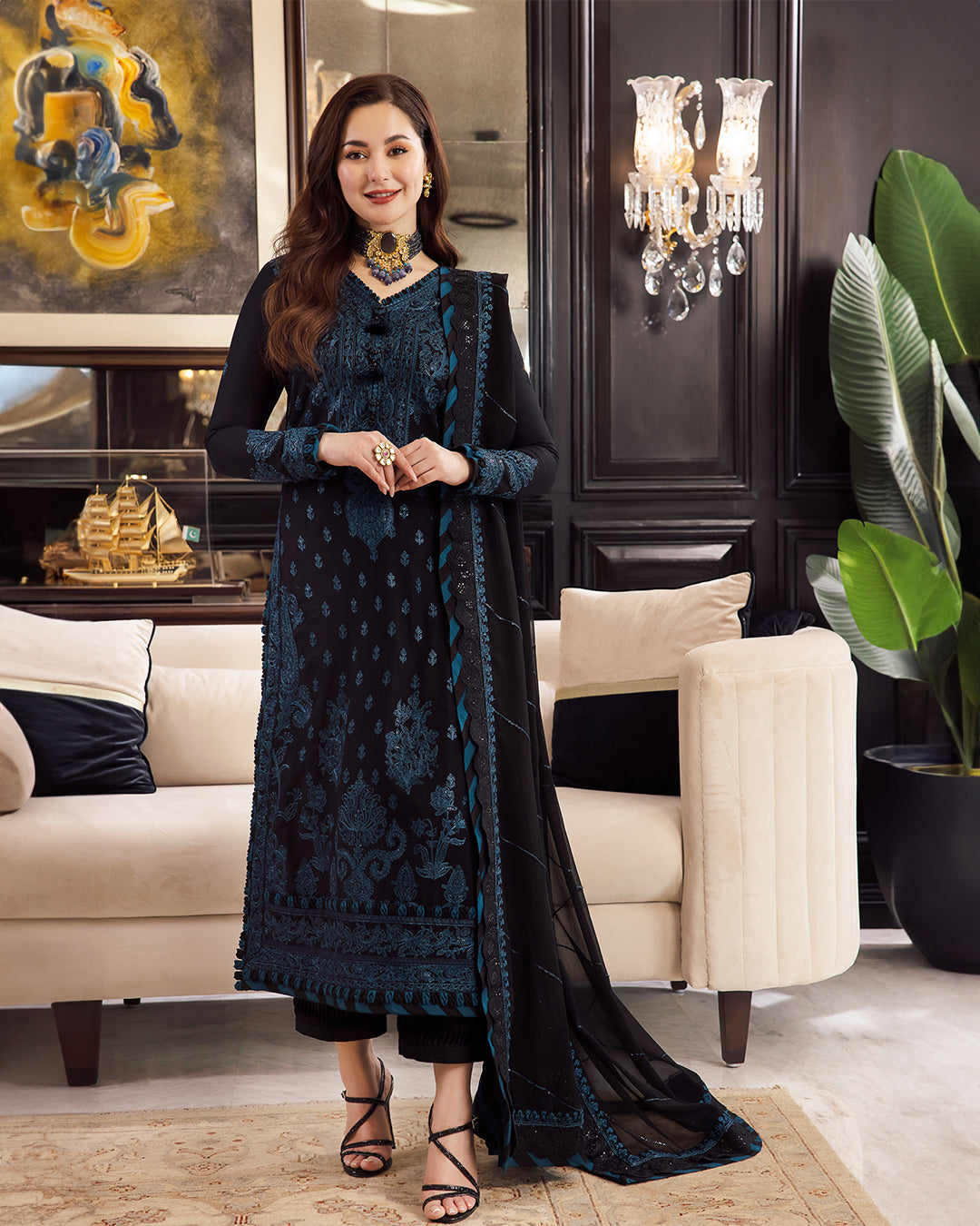 Summer  3PC Unstitched Embroidered SK - 0145 Top Trending