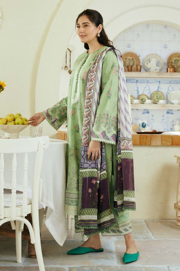 COCO 3pc Unstitched Greenish Wedding Winter Collection