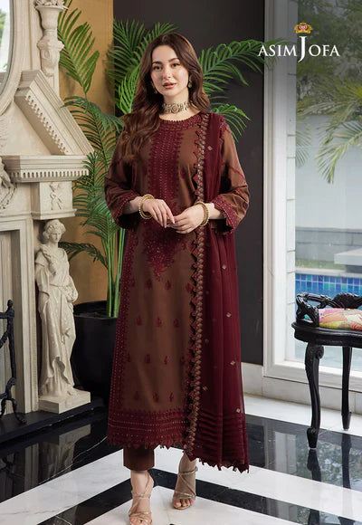 AJRN-25 EMBROIDERED LAWN WEDDING SESSION 3 PCS