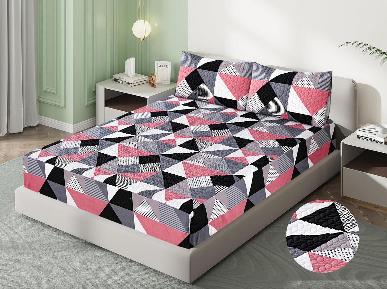 Printed quilted waterproof bedsheets