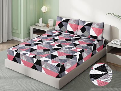 Printed quilted waterproof bedsheets