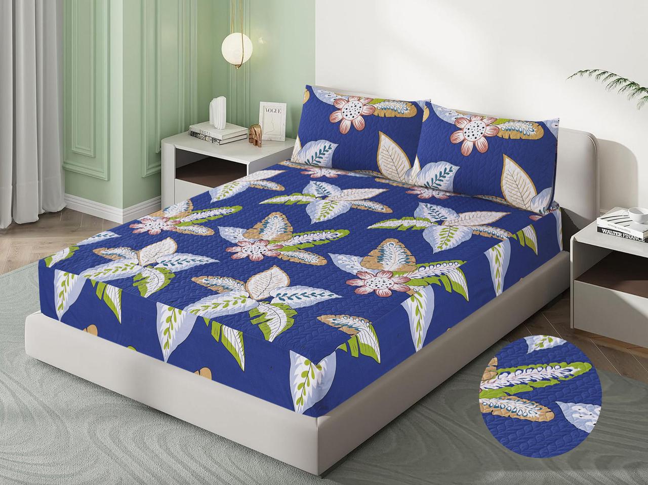 Printed quilted waterproof bedsheets