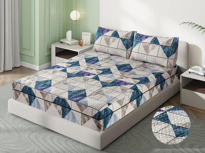 Printed quilted waterproof bedsheets