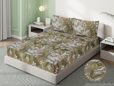 Printed quilted waterproof bedsheets