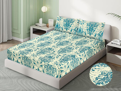 Printed quilted waterproof bedsheets