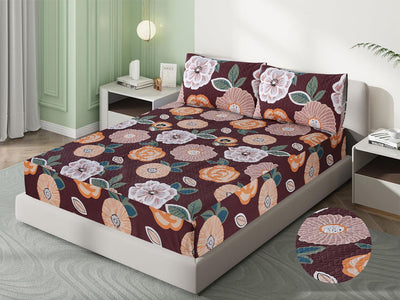 Printed quilted waterproof bedsheets